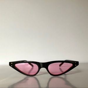 60s Retro Geometric Cat Eye Sunglasses